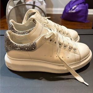 Alexander McQueen Off-White W Glitter - WOMEN’S SHOES